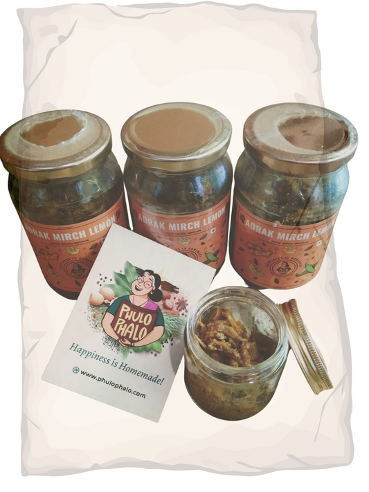 Adrak Mirch Lemon Pickle